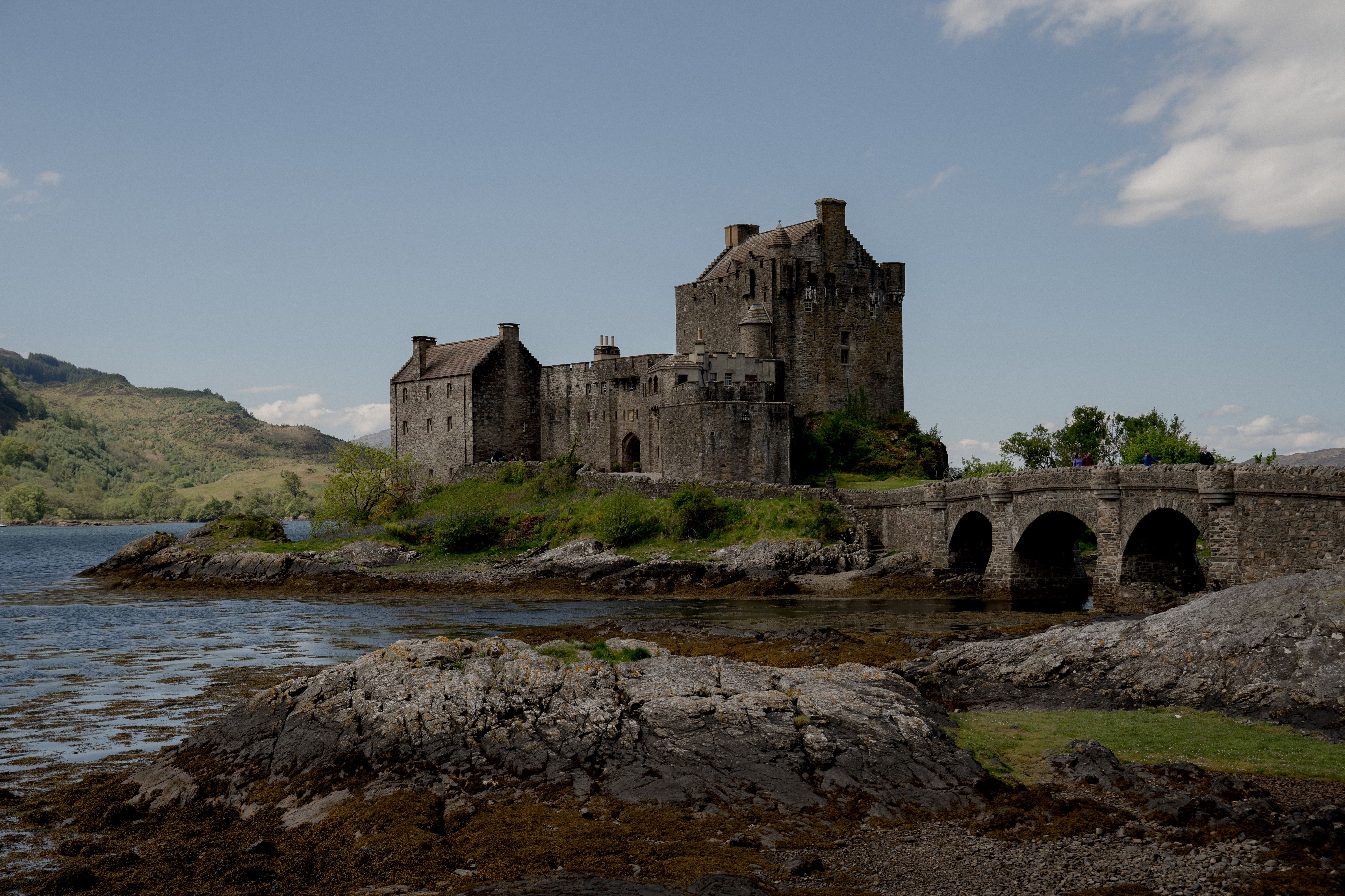 Castle on the Scottish coast — Two for the Row'd