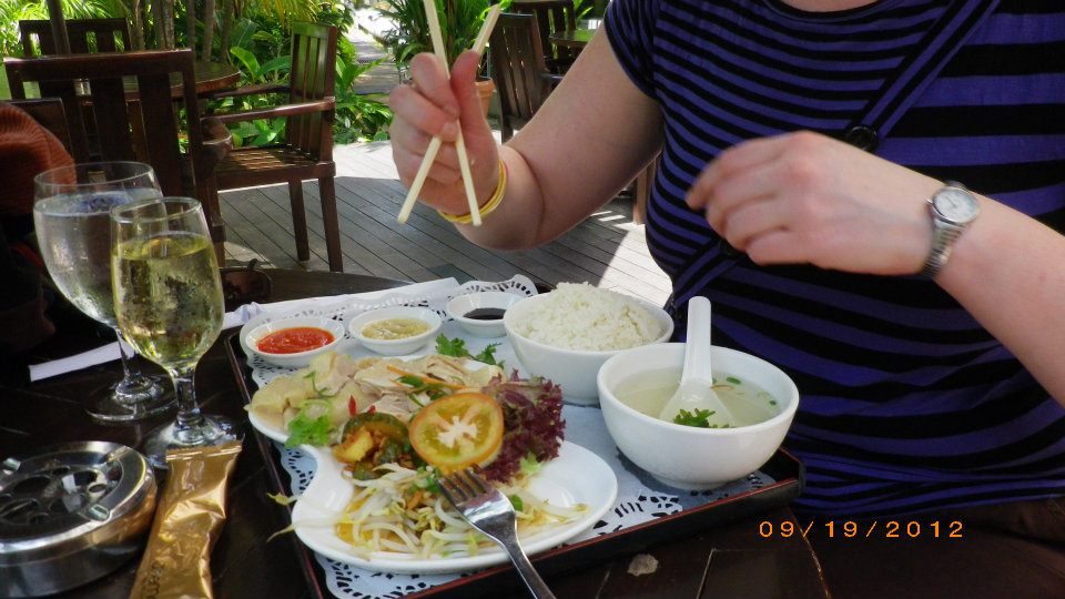 Local hawker food in Singapore, photographed by Nicola in 2012