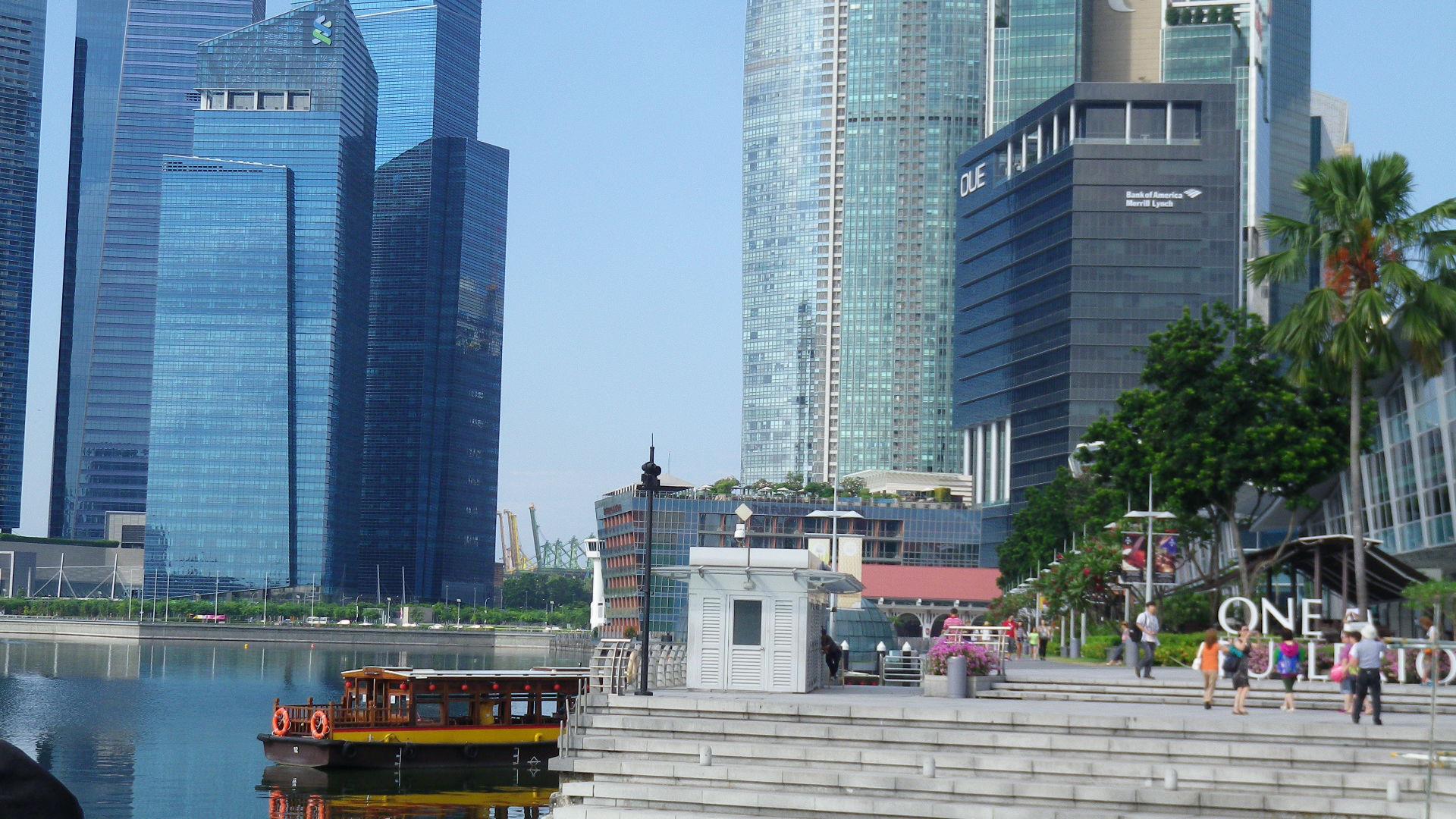 Singapore city view, photographed by Nicola in 2012