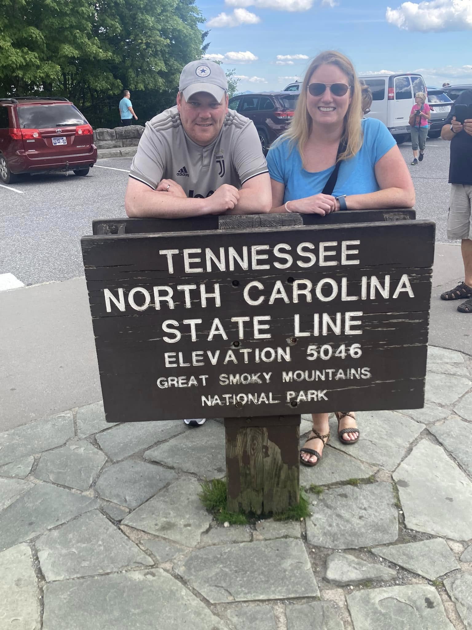 Great Smoky Mountains during our Tennessee road trip