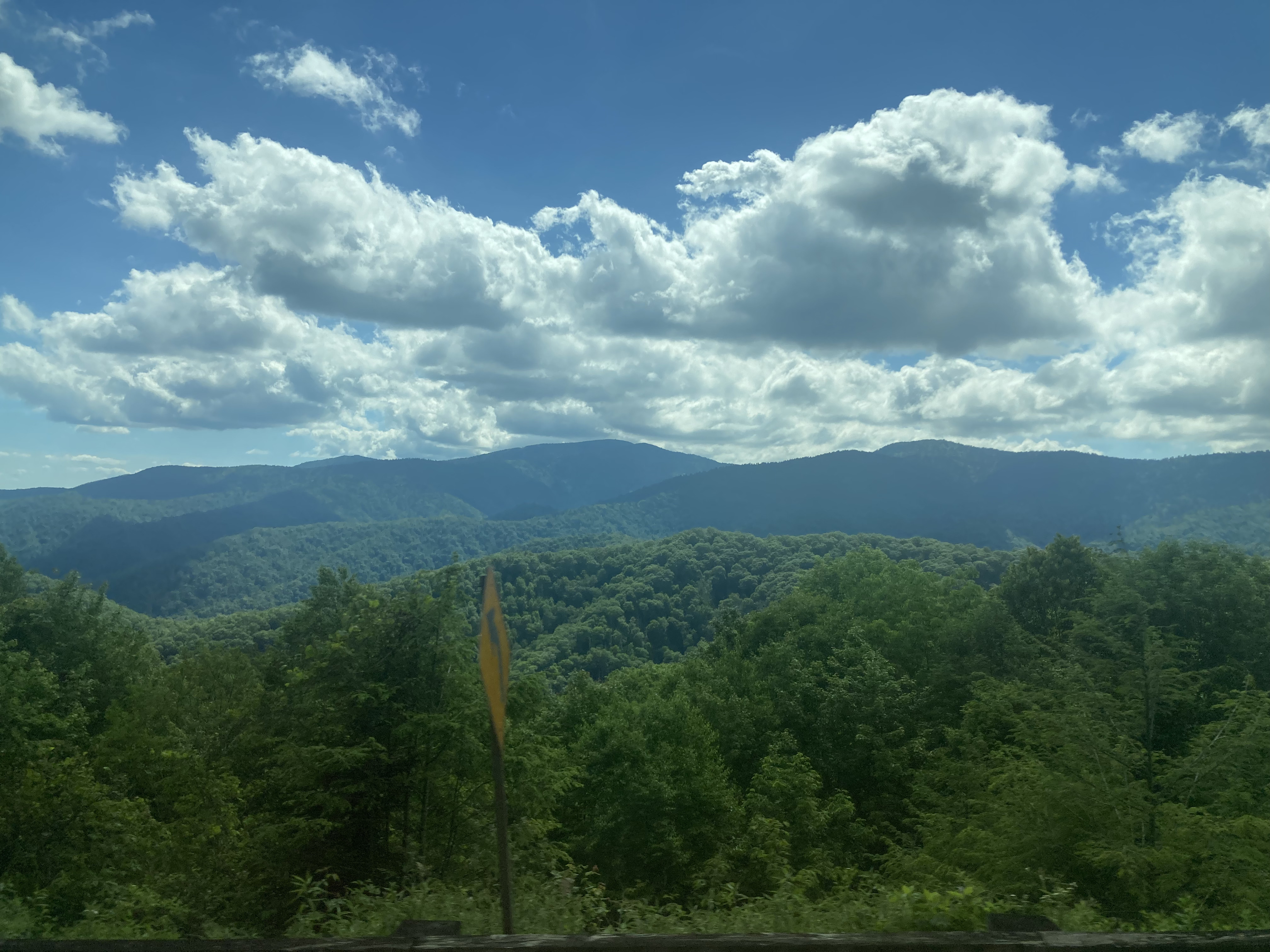 Mountain scenery in Great Smoky Mountains National Park