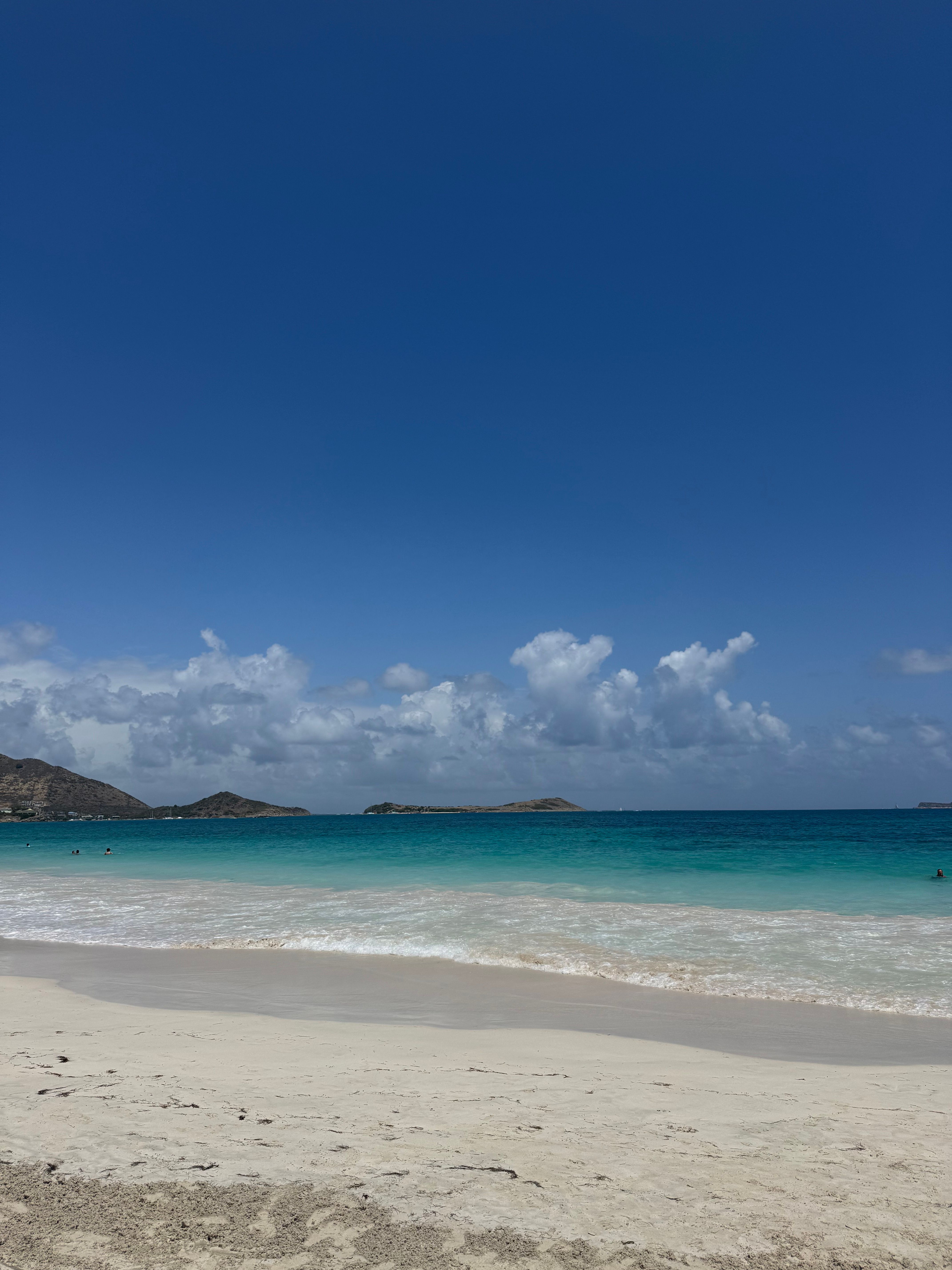 St Barths beach and turquoise water — Two for the Row'd
