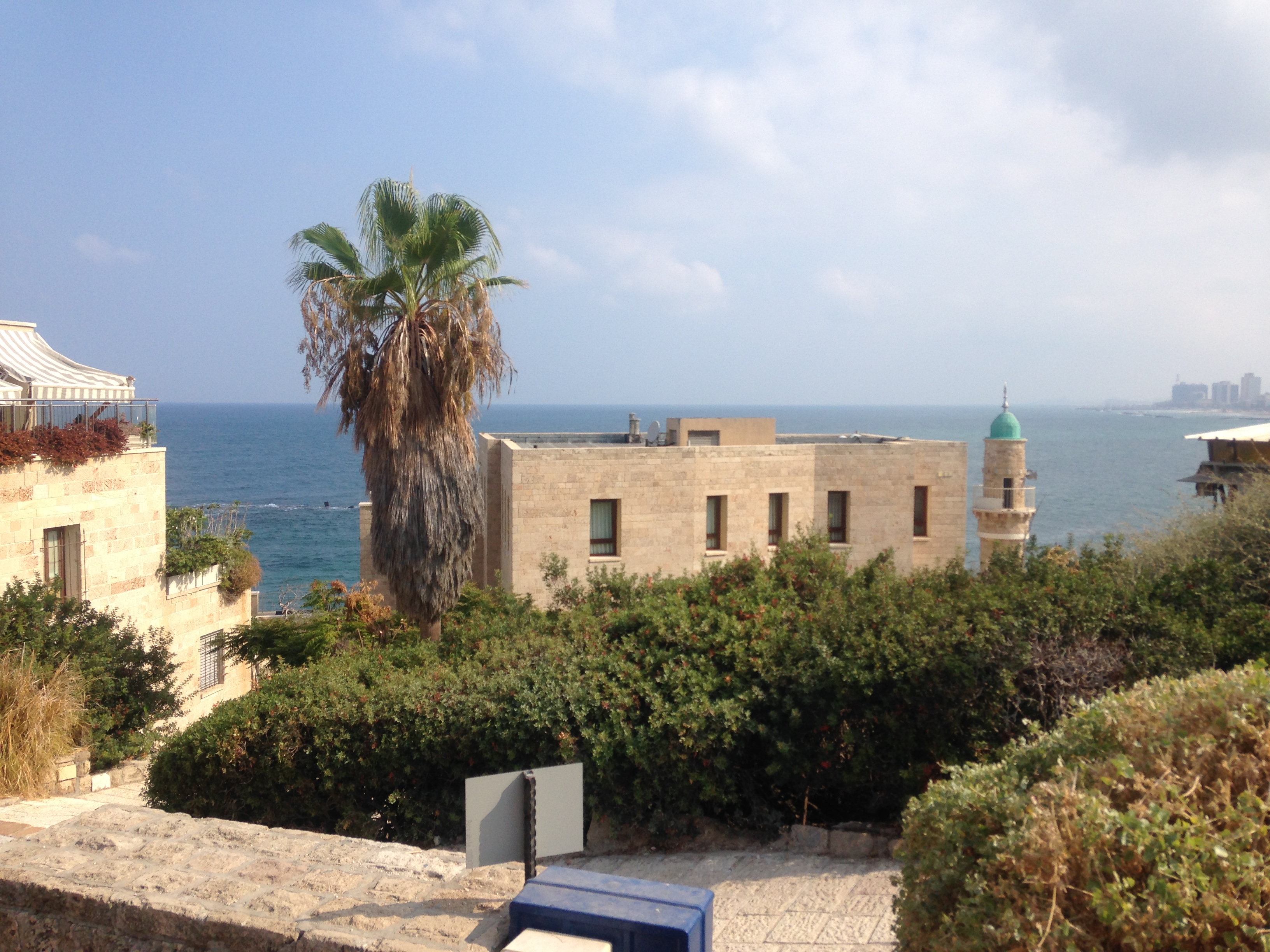 Tel Aviv Mediterranean coast during our 2018 trip