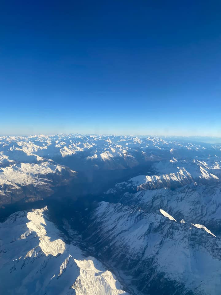 Flying over the Alps — Two for the Row'd