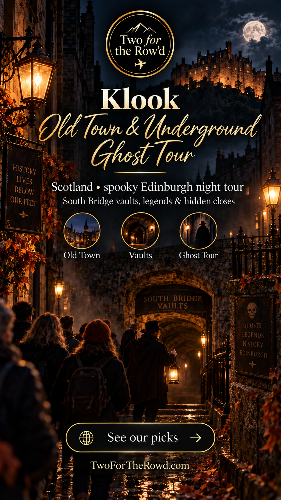 Klook Old Town and Underground Ghost Tour in Edinburgh