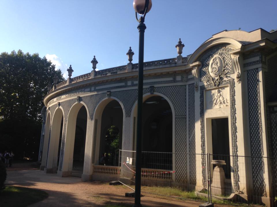 Historic spa architecture in Vichy, France