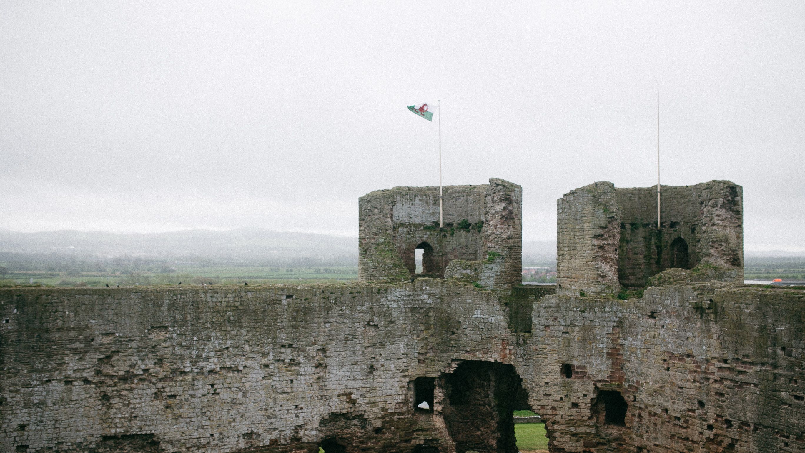 Historic castle in Wales — Two for the Row'd