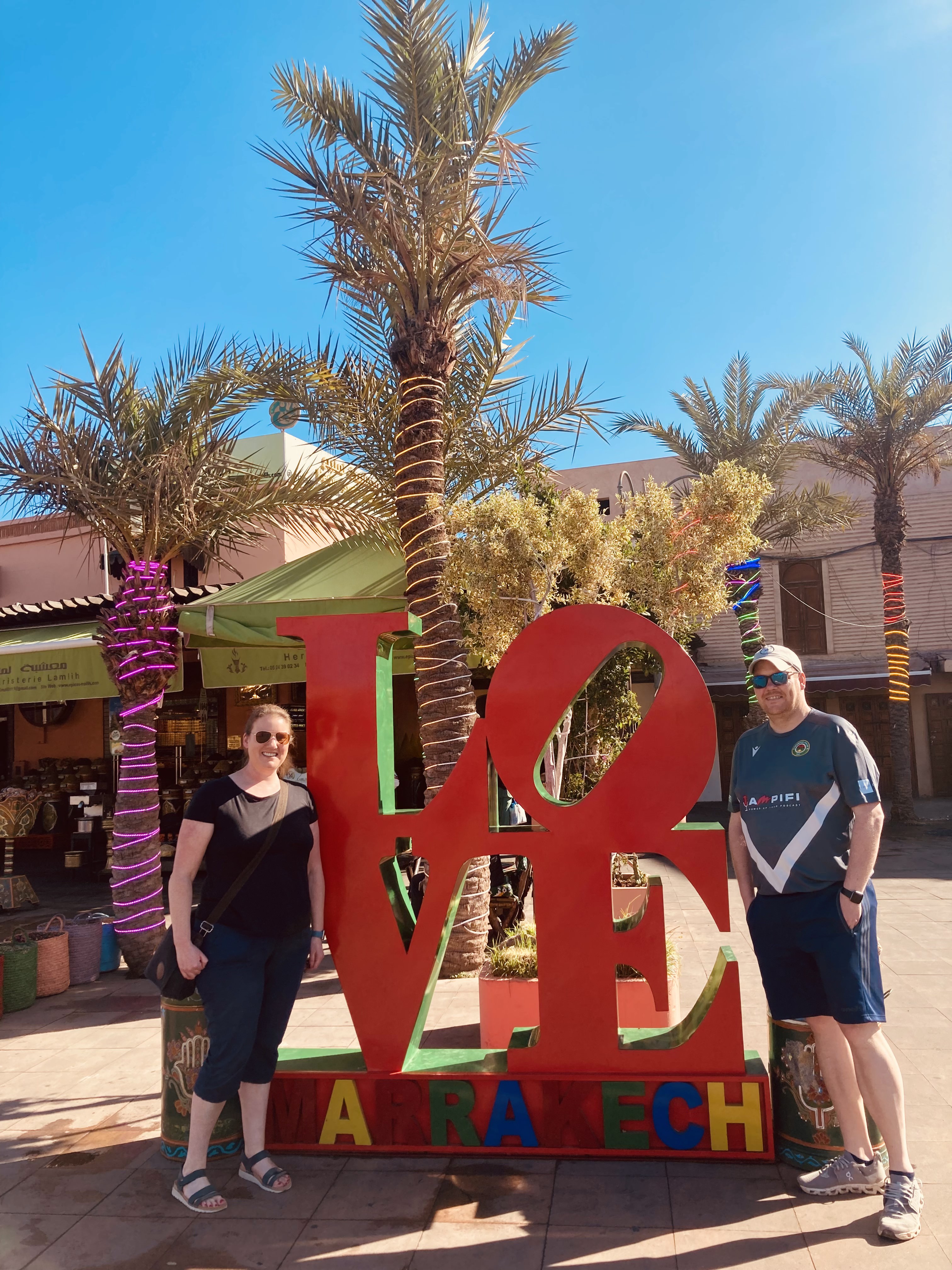 A stop on our guided walking tour through Marrakech in February 2026