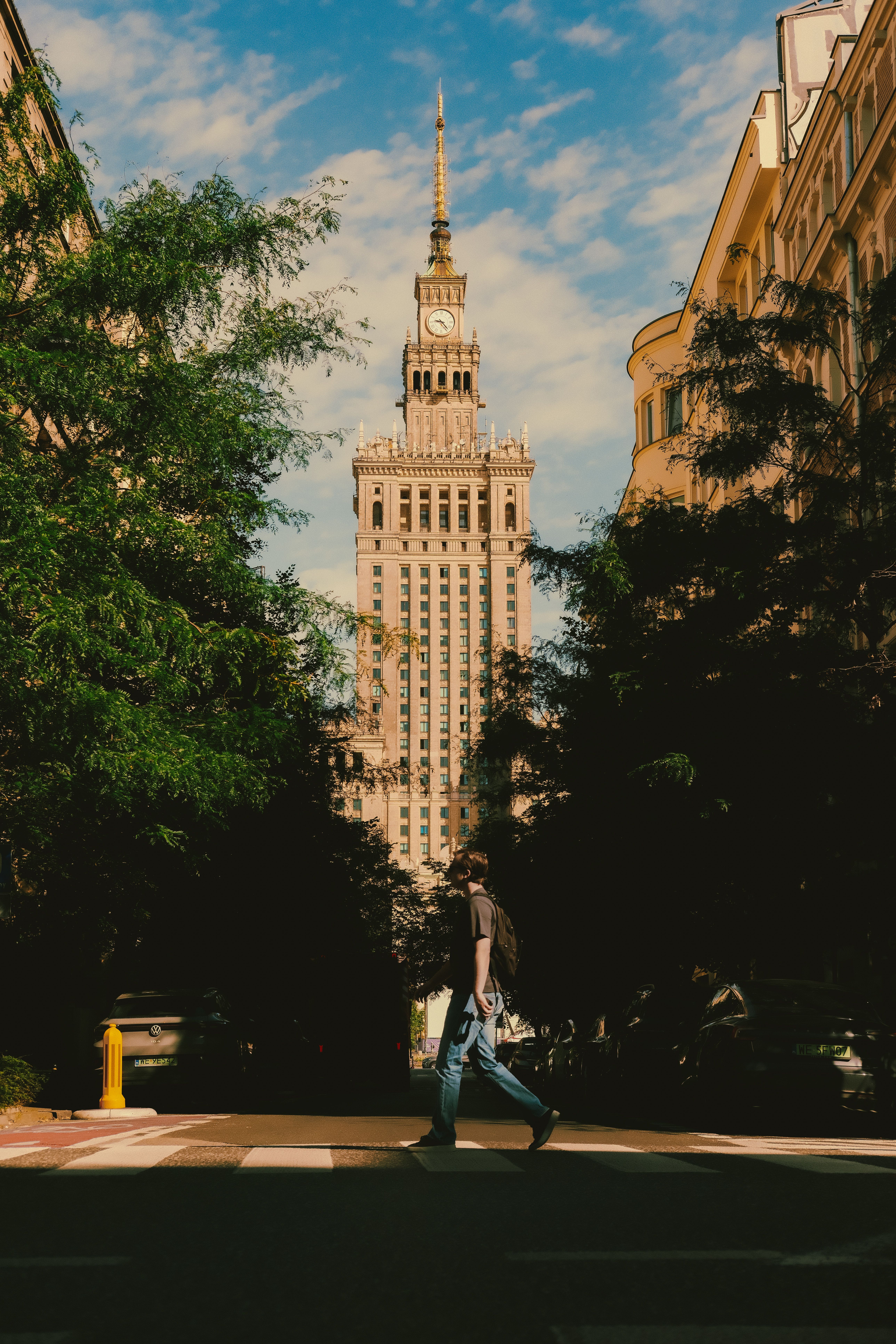 Warsaw city scene photographed in 2005