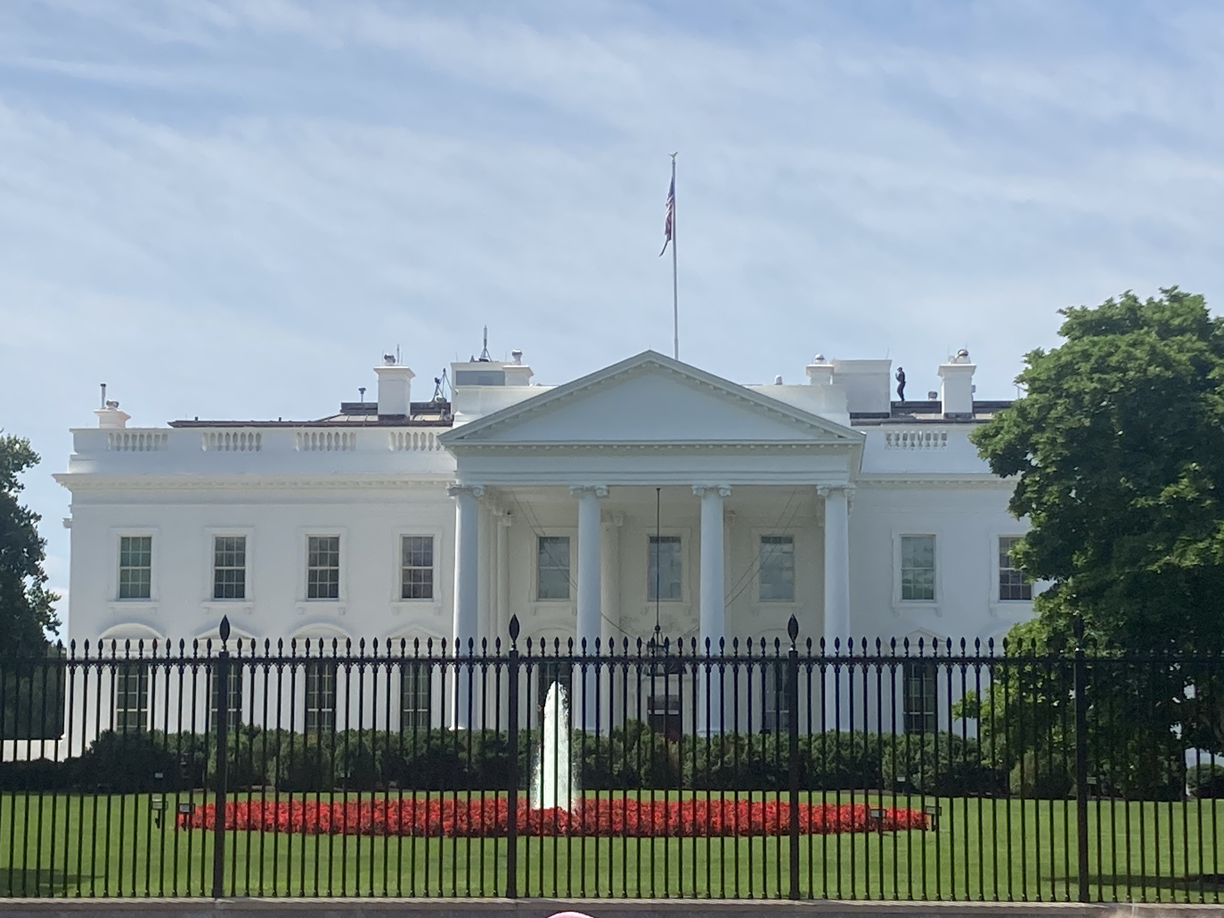 The White House during our visit to Washington DC