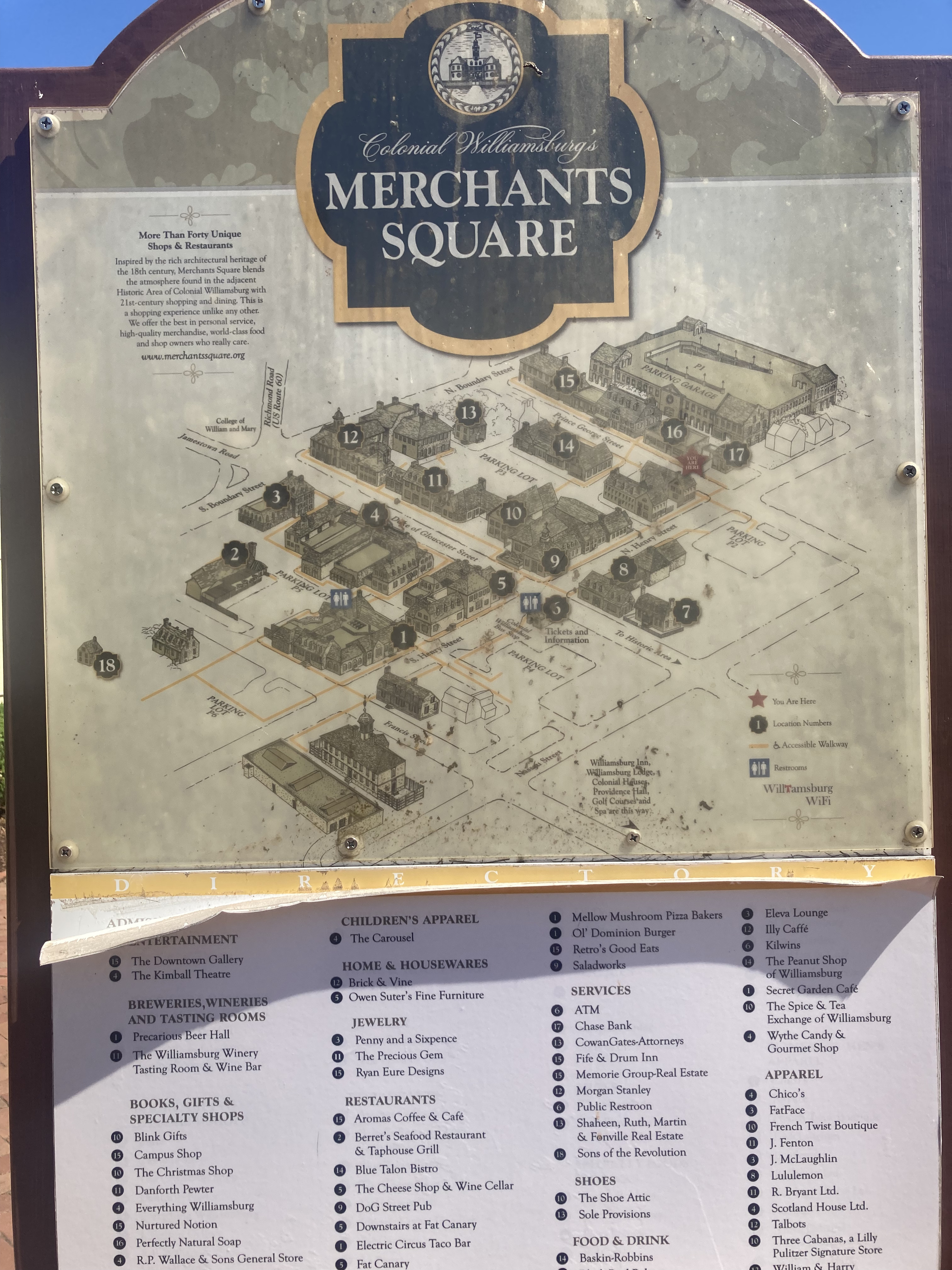 Our visit to Williamsburg Virginia during our USA road trip